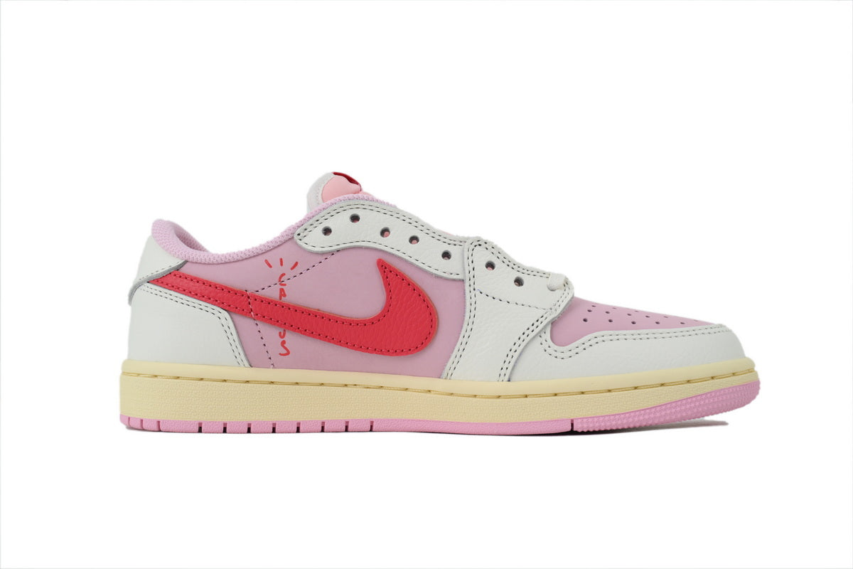 Travis Scott x Air Jordan 1 Retro Low OG 'Sail Tropical Pink'