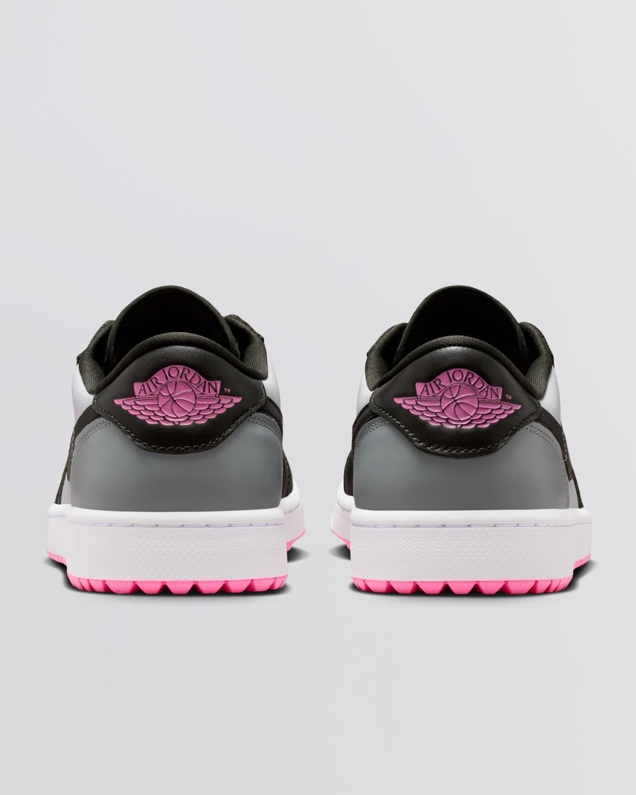 Air Jordan 1 Low Spikeless Golf Shoes White/Sequoia/Light Pumice/Pink Glow
