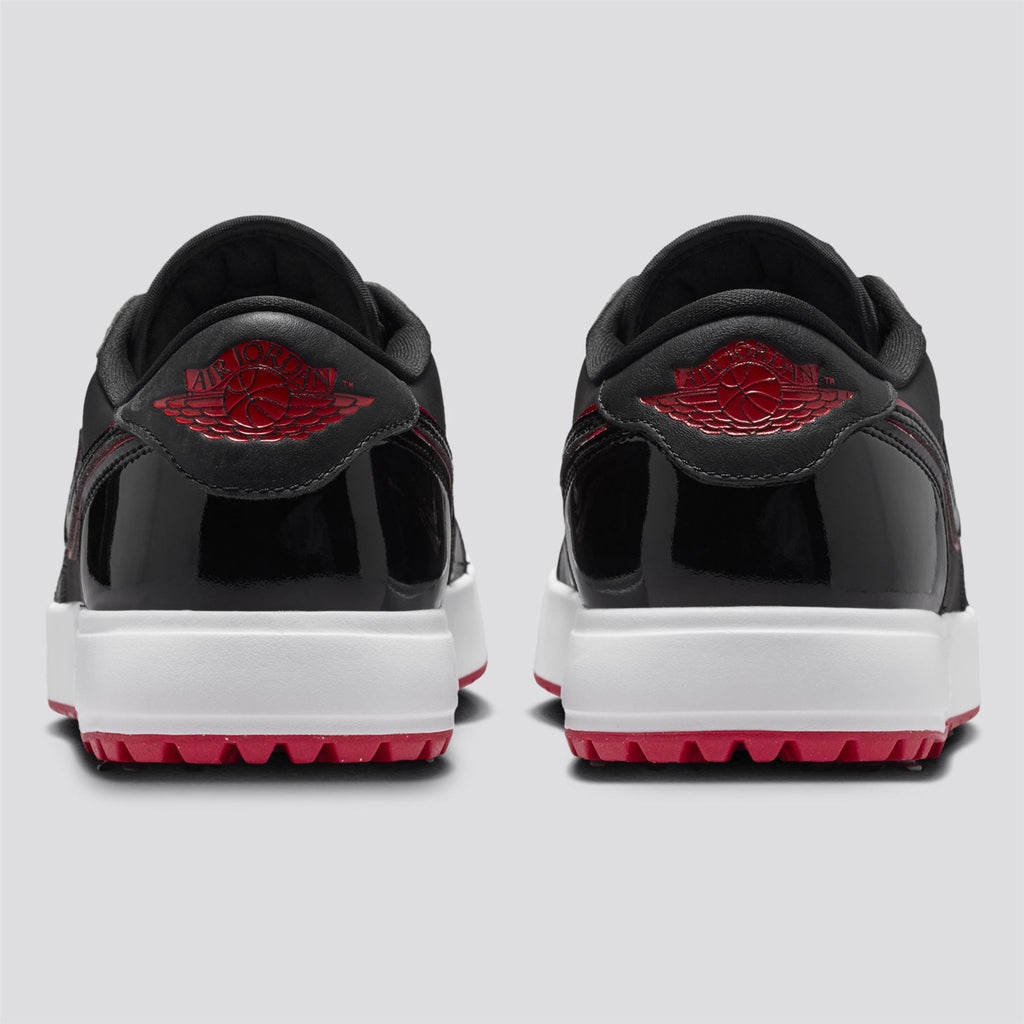 Air Jordan 1 Low Spiked Golf Shoes Black/Varsity Red/White