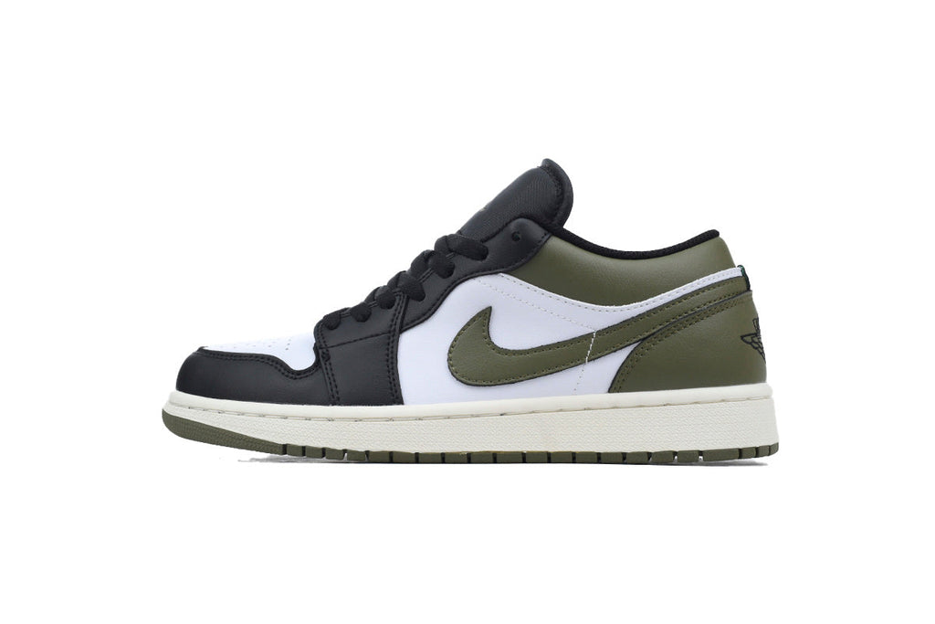 Air Jordan 1 Low 'Black Toe Medium Olive'