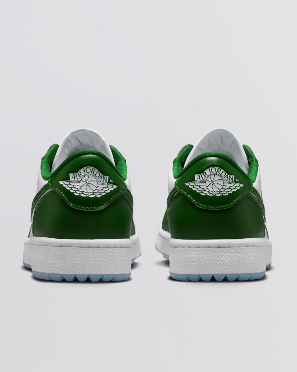 Air Jordan 1 Low Spikeless Golf Shoes Forest Green/White