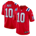 Drake Maye New England Patriots Nike 2024 nfs Draft First Round Pick Player Game Jersey - Red