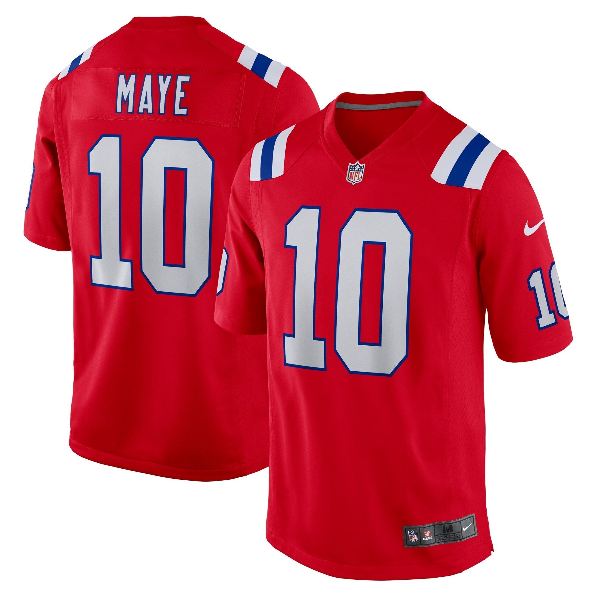Drake Maye New England Patriots Nike 2024 nfs Draft First Round Pick Player Game Jersey - Red