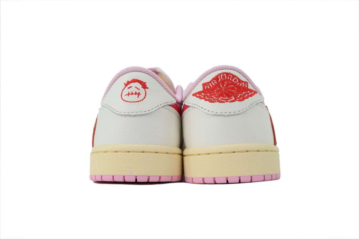 Travis Scott x Air Jordan 1 Retro Low OG 'Sail Tropical Pink'