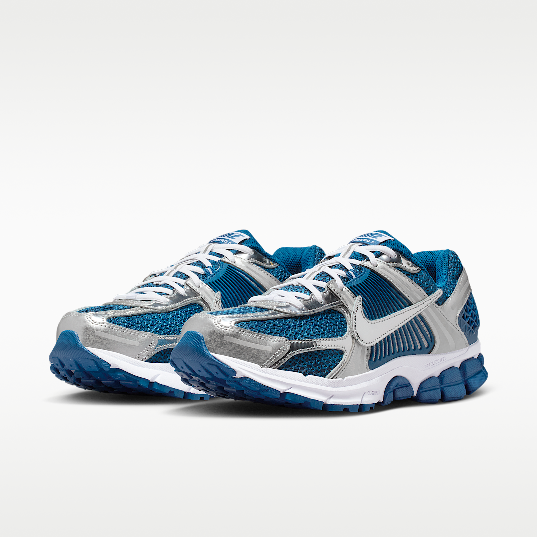 Zoom Vomero 5 Court Blue/White/Metallic Silver