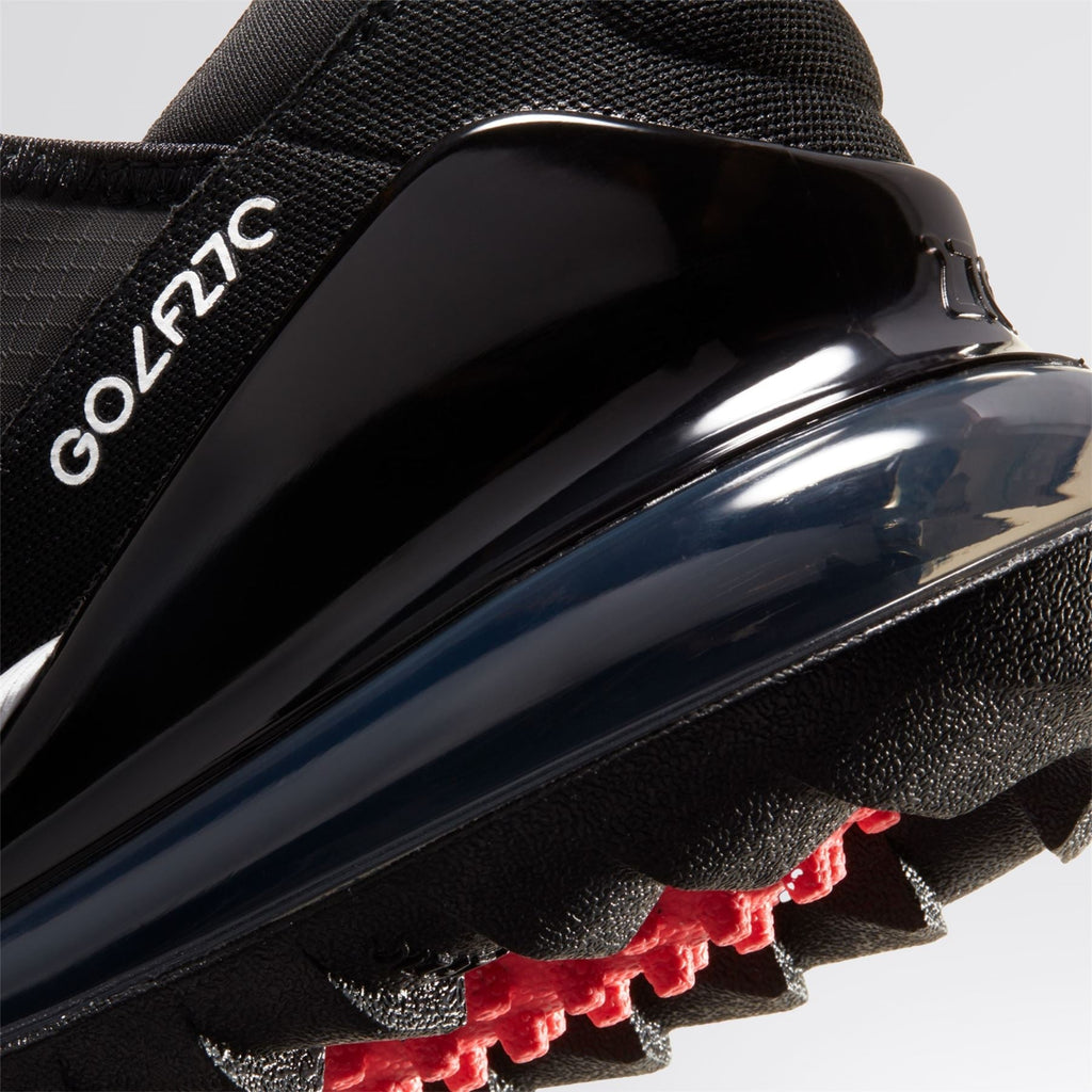 Air Max 270 Golf Shoes Black/White/Hot Punch
