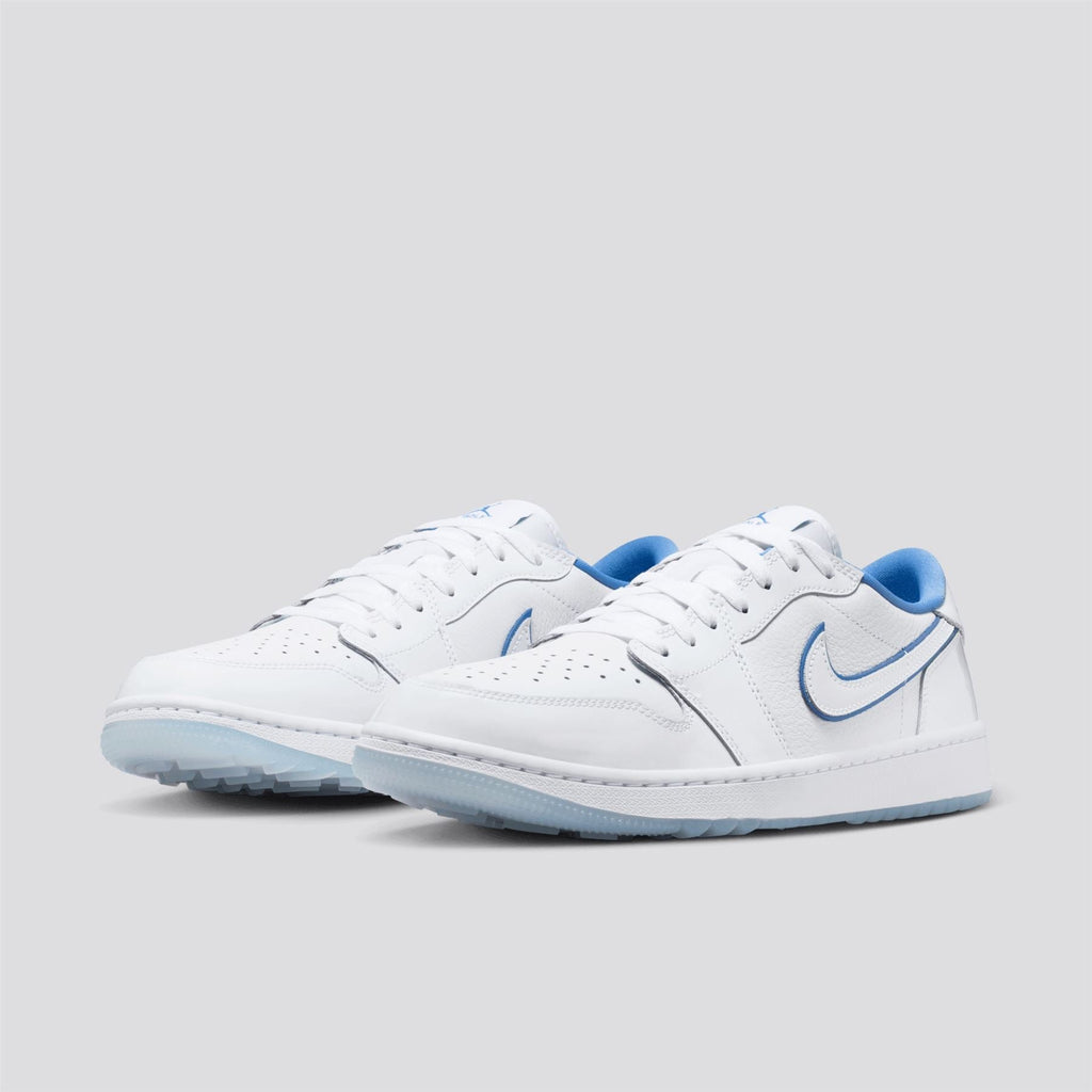 Air Jordan 1 Low Golf Shoes White/Legend Blue/Blue Tint